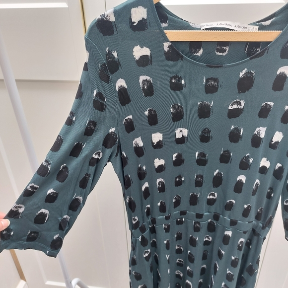 & other stories Size 12 eur 40 dark green dress - Picture 6 of 16